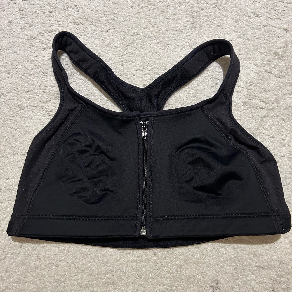 Champion Womens Front Zip Sports Bra